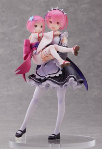 Re Zero Starting Life in Another World S-Fire Ram & Childhood Ram 1/7 Scale Figure