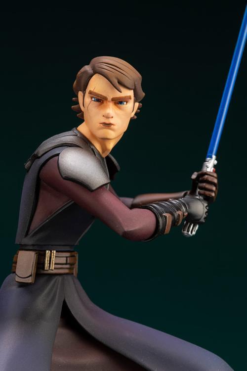 Star Wars: The Clone Wars ArtFX+ Anakin Skywalker Statue (With Ahsoka Tano Piece)
