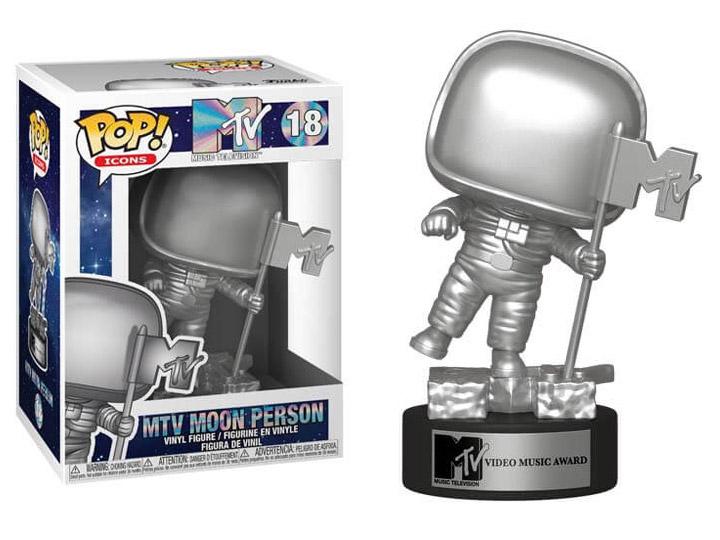 Pop! Icons: MTV - Moon Person W/ Pop Protector