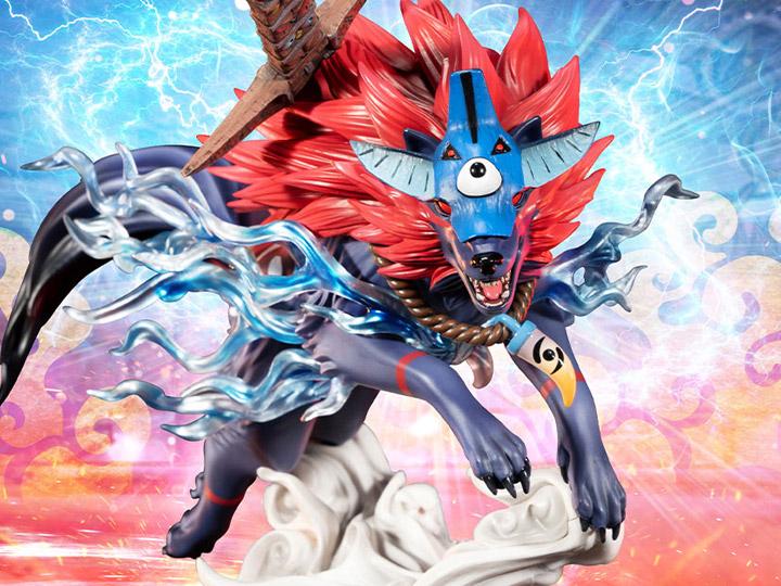 Okami Oki (Wolf Form) Statue