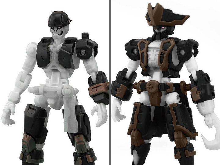 Number 57 Armored Puppet Pirate Mr.J 1/24 Scale Model Kit Set
