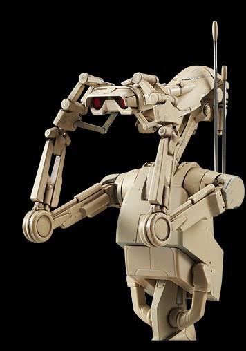 Bandai Star Wars 1/12 Battle Droid & Stap Model kit