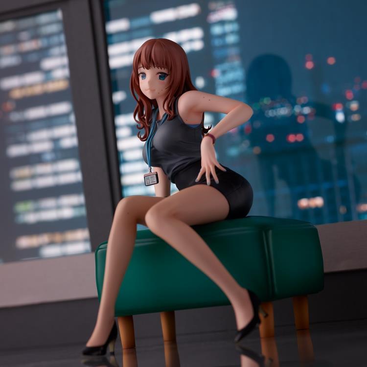Doushima Illustration Hokuro no Ooi Senpai OL-san Figure