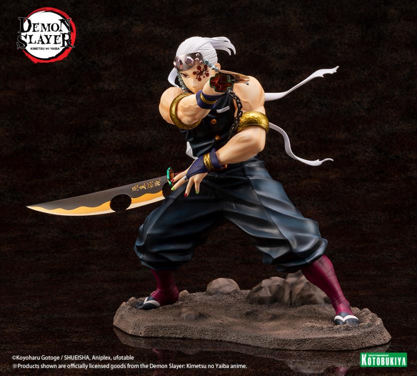 Demon Slayer: Kimetsu No Yaiba ArtFX J Tengen Uzui 1/8 Scale Statue