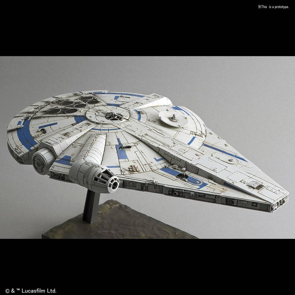 Millennium Falcon (Lando Calrissian Ver.) "Solo: A Star Wars Story", Bandai Star Wars 1/144 Plastic Model Kit