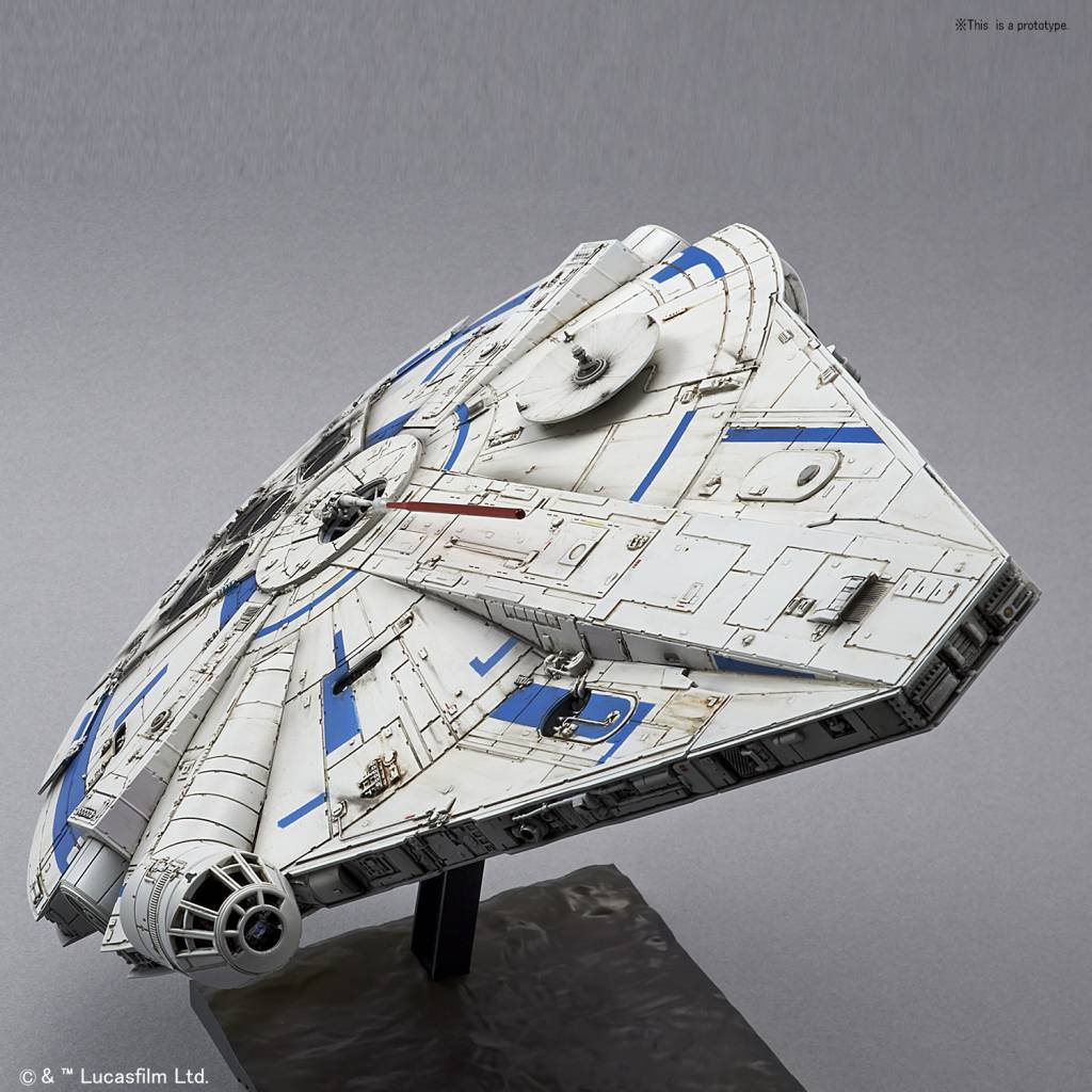 Millennium Falcon (Lando Calrissian Ver.) "Solo: A Star Wars Story", Bandai Star Wars 1/144 Plastic Model Kit
