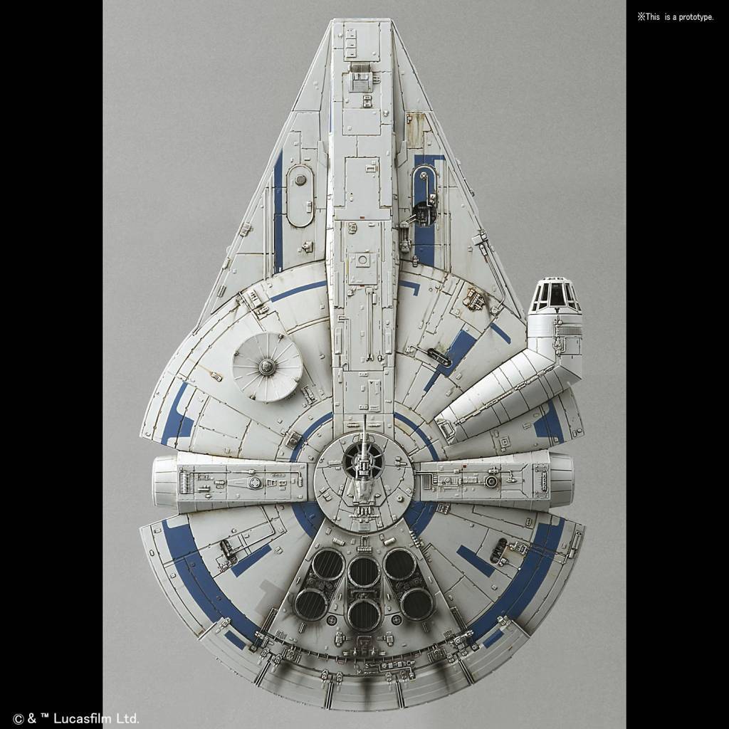 Millennium Falcon (Lando Calrissian Ver.) "Solo: A Star Wars Story", Bandai Star Wars 1/144 Plastic Model Kit