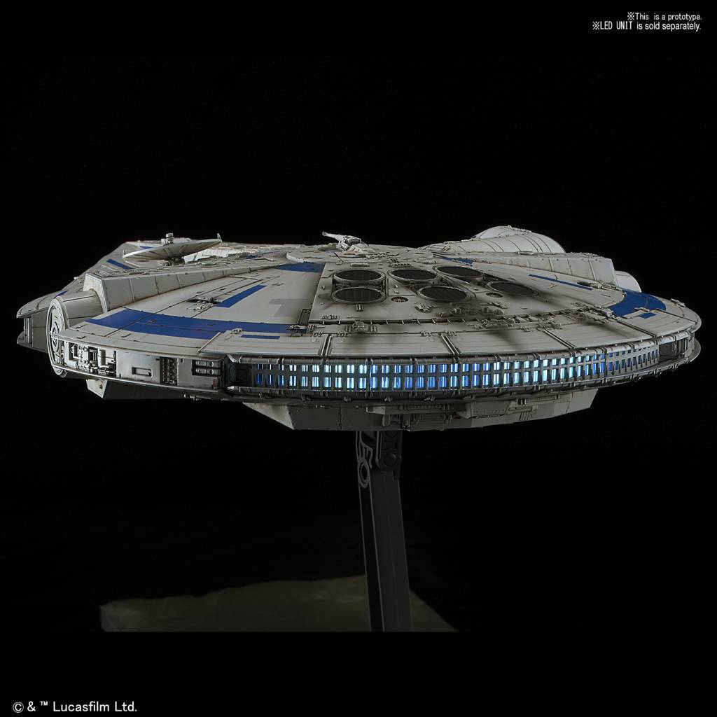 Millennium Falcon (Lando Calrissian Ver.) "Solo: A Star Wars Story", Bandai Star Wars 1/144 Plastic Model Kit