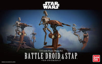 Bandai Star Wars 1/12 Battle Droid & Stap Model kit