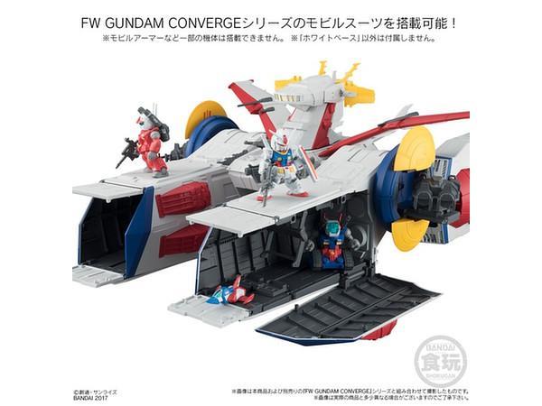 Missing Mobile Suits FW Gundam Converge White Base "Mobile Suit Gundam", Bandai Converge