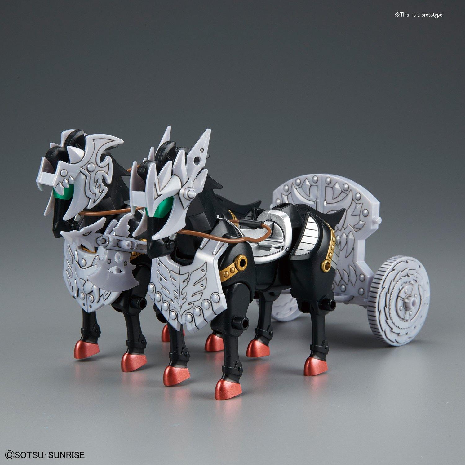 BB406 GongSun Zan Ez-8 & Four Symbols Ogre Armor Chariot "BB Senshi Sangokuden", Bandai SD
