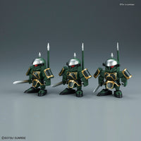 Damaged box BB407 DongZhuo Zaku & BuDuiBing (DongZhuo Forces) "BB Senshi Sangokuden", Bandai SD