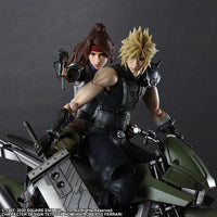 Final Fantasy VII Remake Play Arts Kai Jessie, Cloud & Motorcycle Set