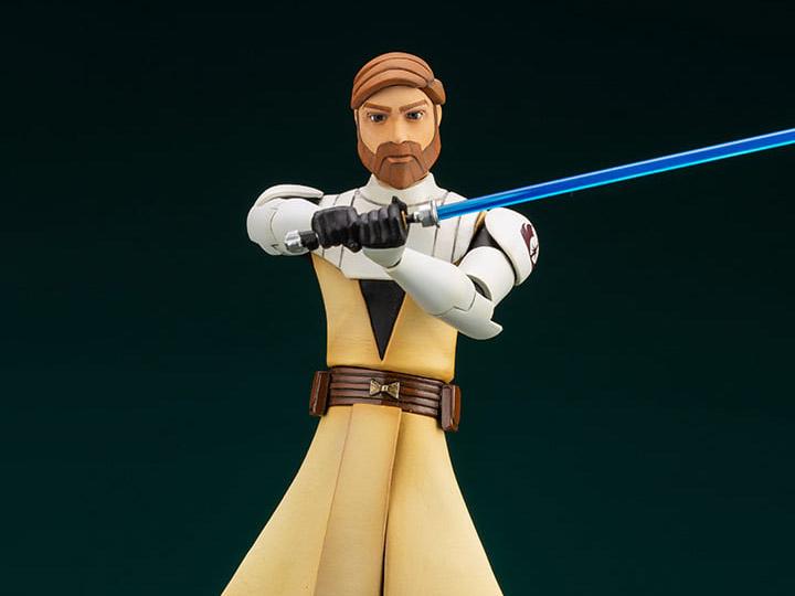 Star Wars: The Clone Wars ArtFX+ Obi-Wan Kenobi Statue (With Ahsoka Tano Piece)