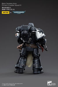 Warhammer 40K Black Templars Primaris Crusader Squad 1/18 Scale Figure Set