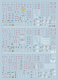 C21 RG Tallgeese I, II, & III Water Decal Sheet