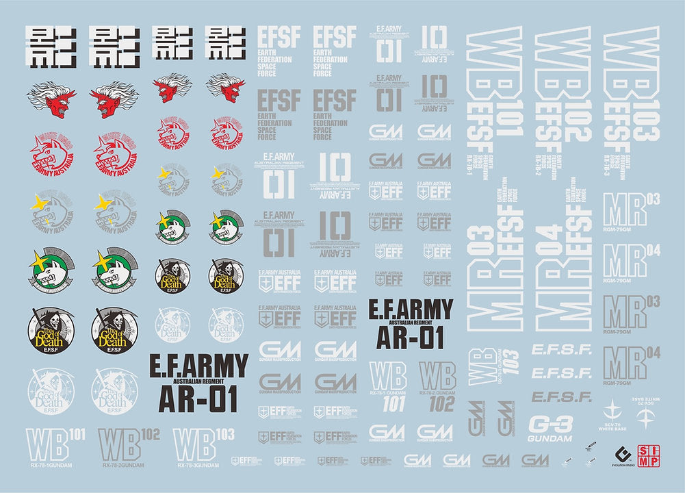 A24 GM SPECIAL FORCES Decal Sheet
