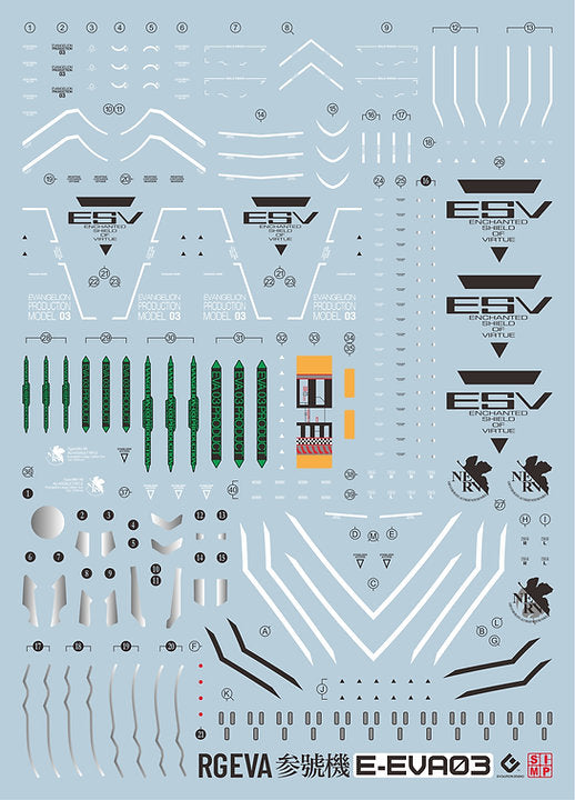C61 RG EVA 03 Decal Sheet