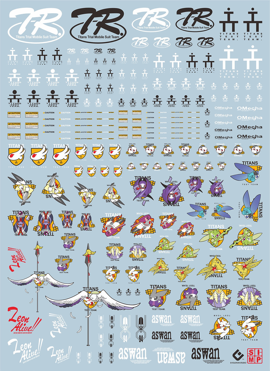 A23 AOZ General Water Decal Sheet