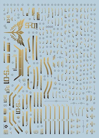 E02 MG Sazabi Ver.Ka Metallic Color Water Slide Decal