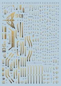 E02 MG Sazabi Ver.Ka Metallic Color Water Slide Decal