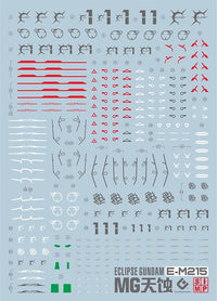 F49 MG Eclipse Gundam Water Slide Decal