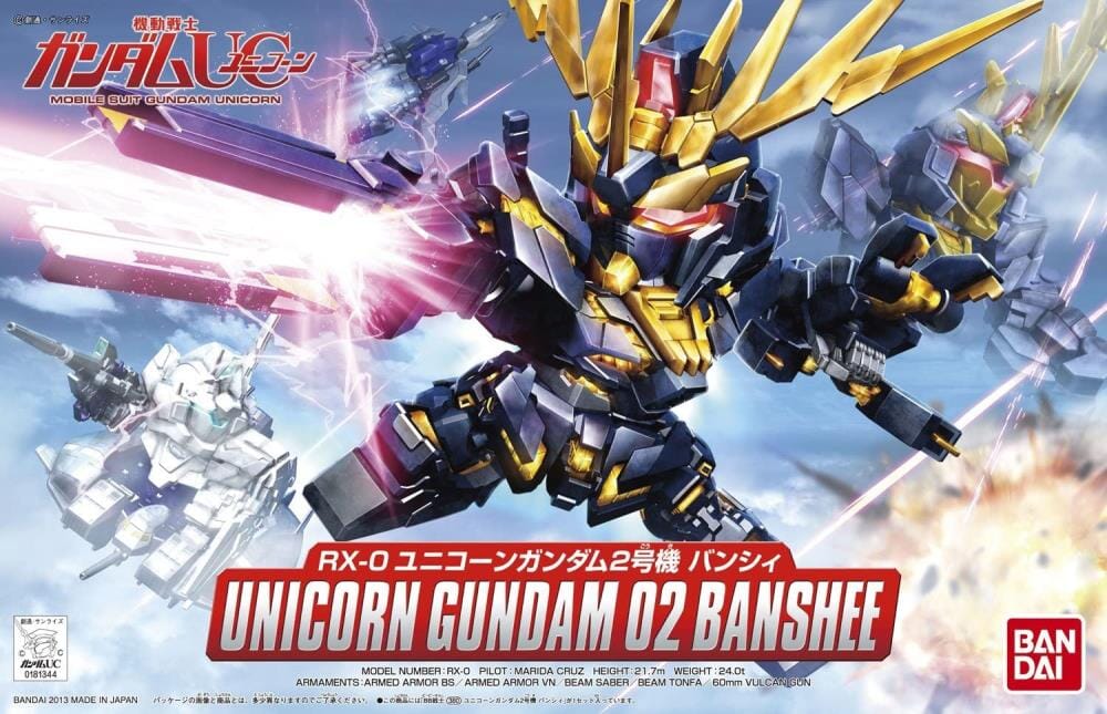 Gundam BB Senshi #380 Unicorn Gundam 02 Banshee Model Kit - USA Gundam Store