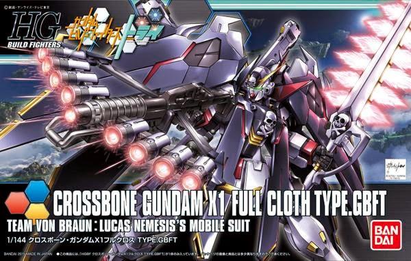HGBF 1/144 #35 Crossbone Gundam X-1 Full Cloth (Ver. GBF)