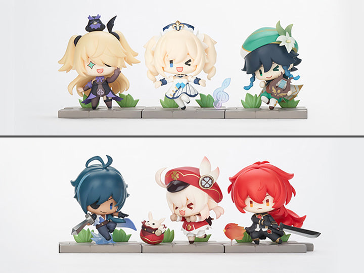Genshin Impact Battle Scene Series Mondstadt Edition Box of 6 Random Figures