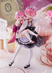 Re Zero Starting Life in Another World S-Fire Ram & Childhood Ram 1/7 Scale Figure