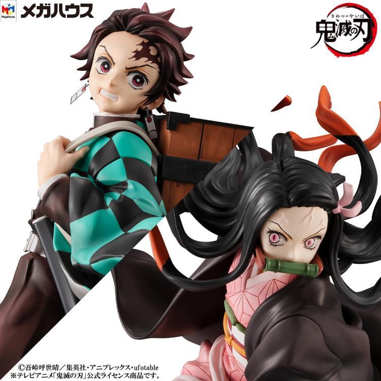 Demon Slayer Kimetsu no Yaiba Precious G.E.M. Tanjiro & Nezuko Kamado (Brother & Sister)