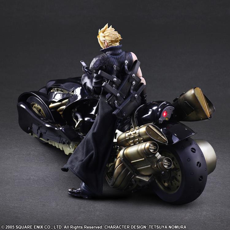 Final Fantasy VII: Advent Children Play Arts Kai Cloud Strife and Fenrir