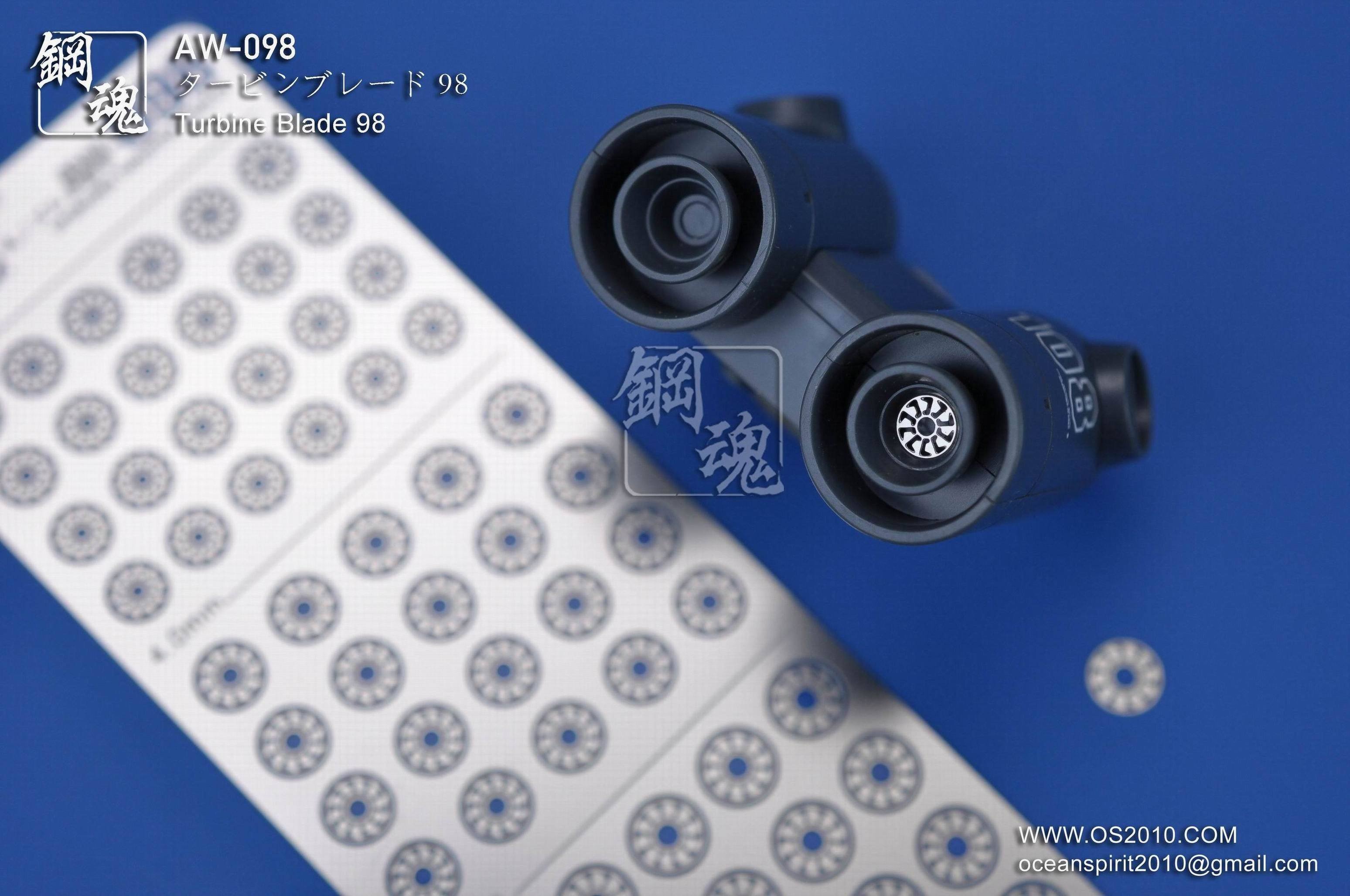 AW-098 GUNDAM & WEAPON MODEL DETAIL THRUSTER BUILDERS PARTS PHOTO ETCH ADD ON