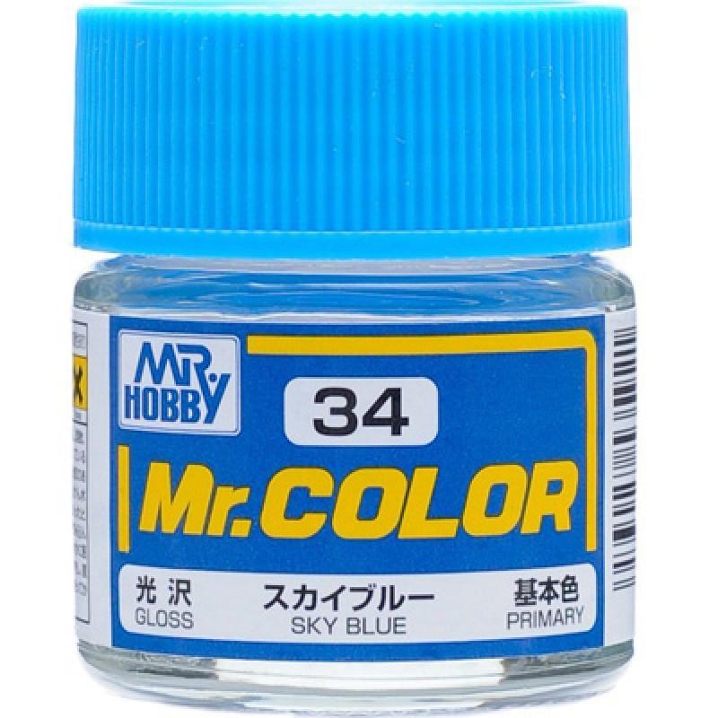 C34 Gloss Sky Blue 10ml