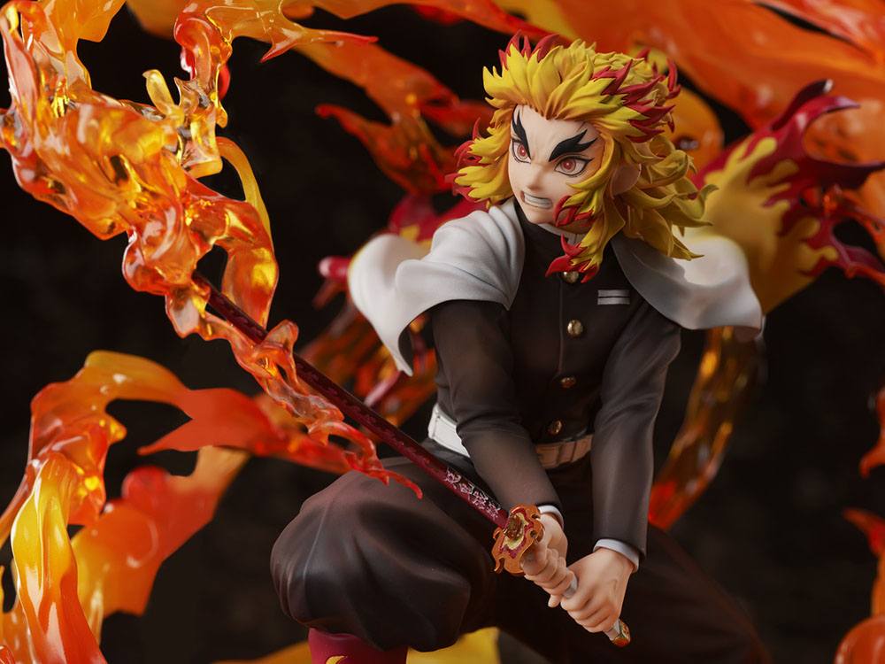 Demon Slayer: Kimetsu no Yaiba Kyojuro Rengoku (Flame Breathing Esoteric Art Ninth Form: Rengoku) 1/8 Scale Figure