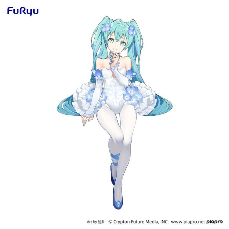 Vocaloid Hatsune Miku (Flower Fairy Nemophila Ver.) Noodle Stopper Figure (with Bonus)