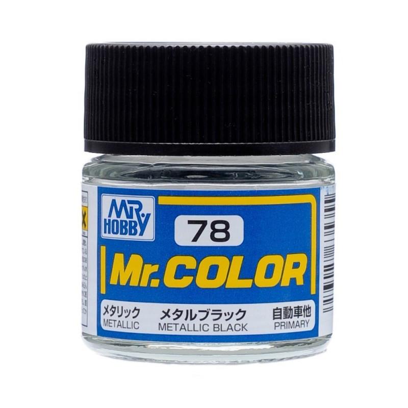 C78 Metallic Black 10ml