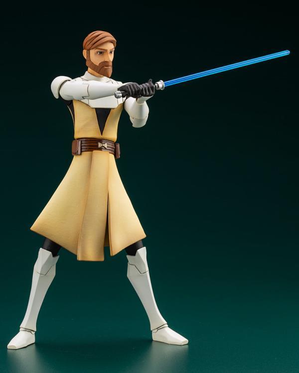 Star Wars: The Clone Wars ArtFX+ Obi-Wan Kenobi Statue (With Ahsoka Tano Piece)