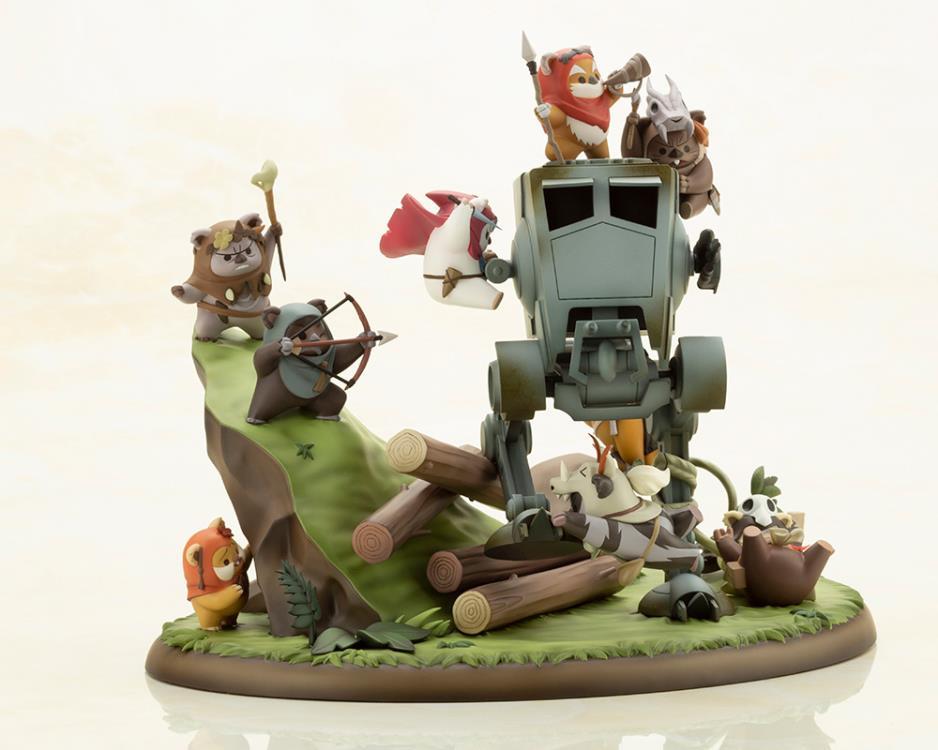 Star Wars ArtFX Artist Series Battle of Endor The Little Rebels Statue