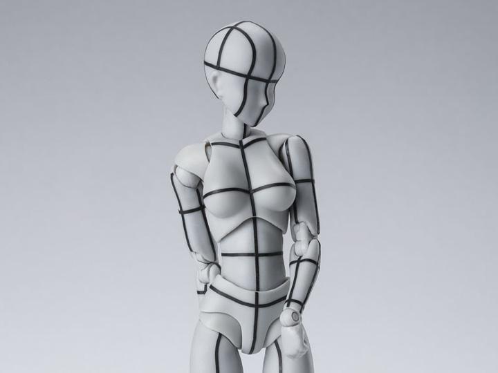 S.H.Figuarts Body-chan Wireframe (Gray Color Ver.)