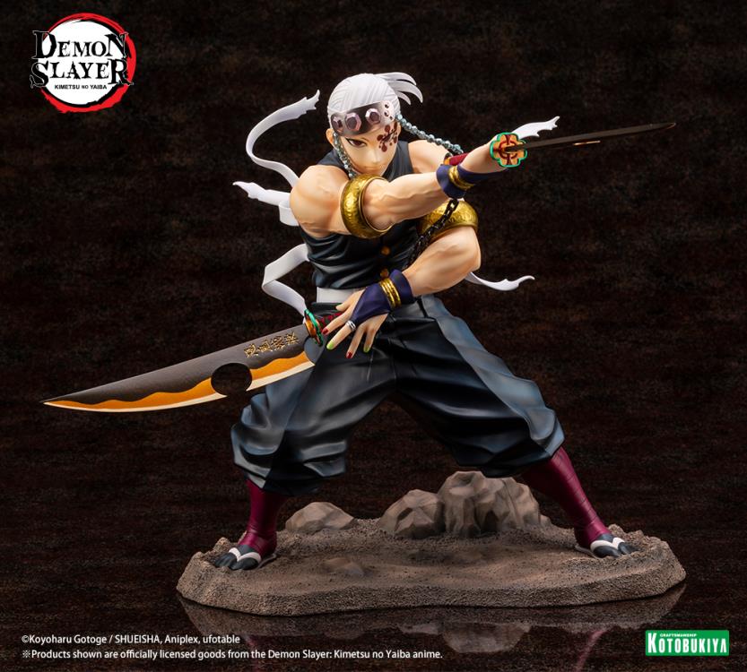 Demon Slayer: Kimetsu No Yaiba ArtFX J Tengen Uzui 1/8 Scale Statue