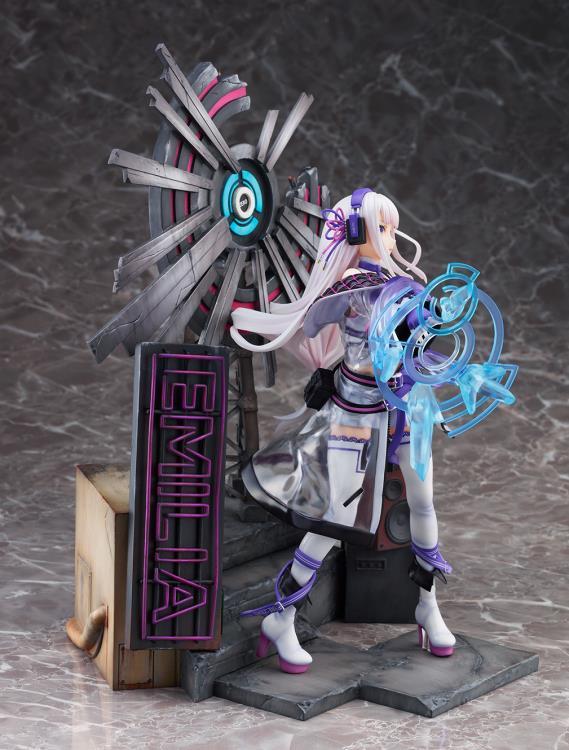 Re:Zero Starting Life in Another World Emilia (Neon City Ver.) 1/7 Scale Shibuya Scramble Figure