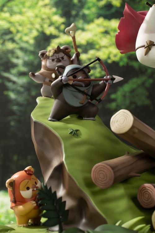 Star Wars ArtFX Artist Series Battle of Endor The Little Rebels Statue