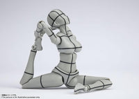 S.H.Figuarts Body-chan Kentaro Yabuki Wireframe (Gray Color Ver.)