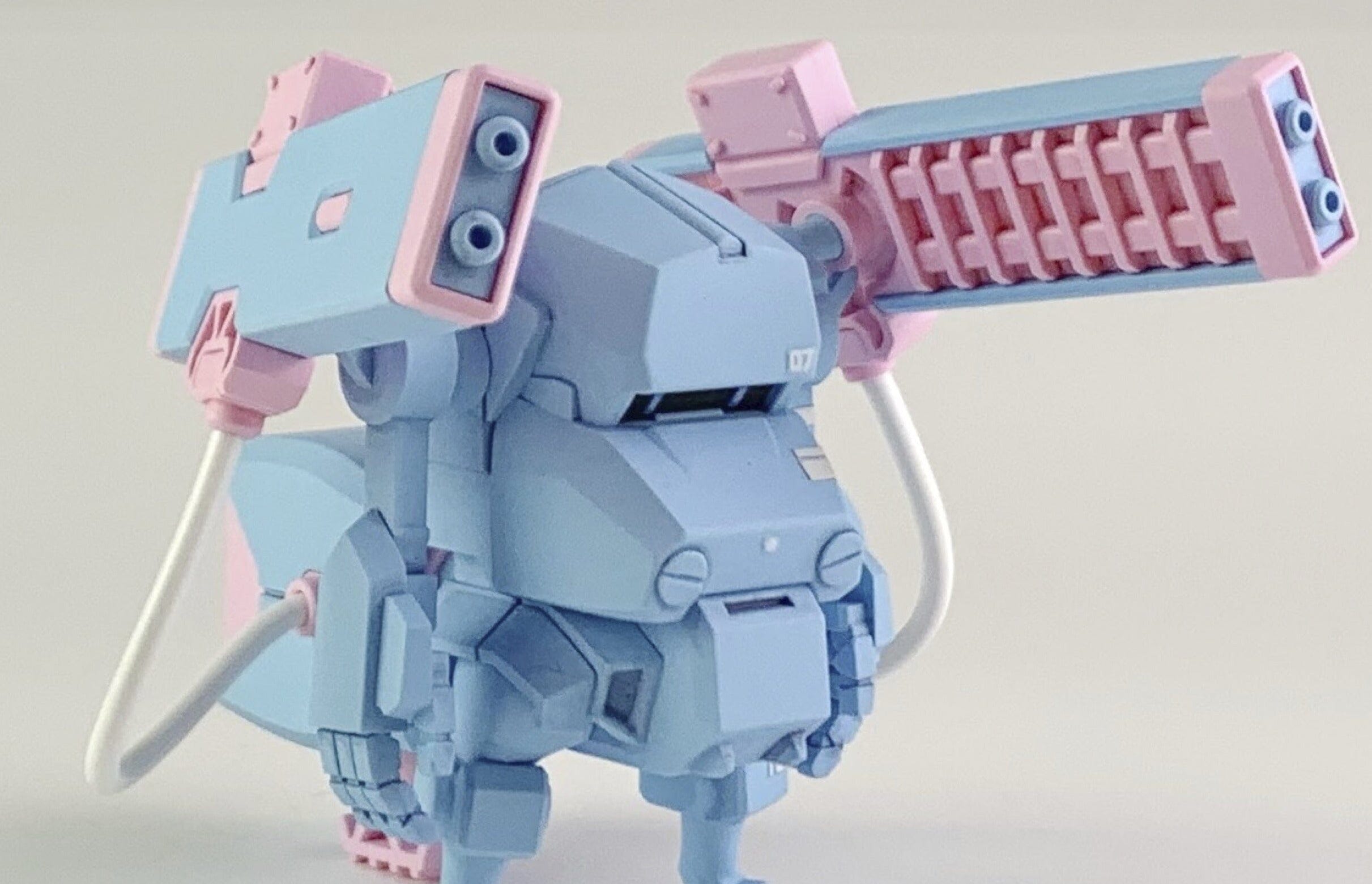 Choi-Pla 1/72 No.008 JGSDF Type 07 Tank Nacchin + Railgun Zenith Blue