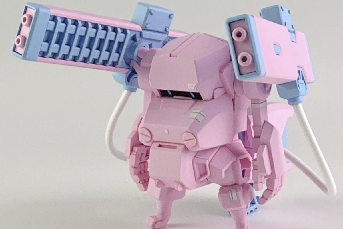 Choi-Pla 1/72 No.008 JGSDF Type 07 Tank Nacchin + Railgun Cyclamen Pink