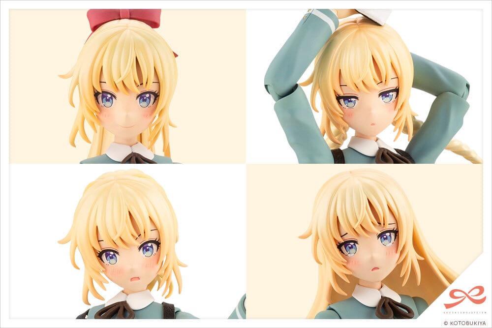 Sousai Shojo Teien St. Iris Girls' High School Winter Clothes Ritsuka Saeki 1/10 Scale Model Kit