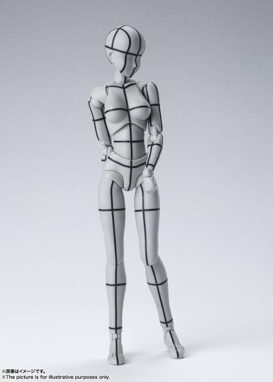 S.H.Figuarts Body-chan Wireframe (Gray Color Ver.)