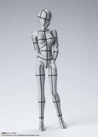 S.H.Figuarts Body-chan Wireframe (Gray Color Ver.)