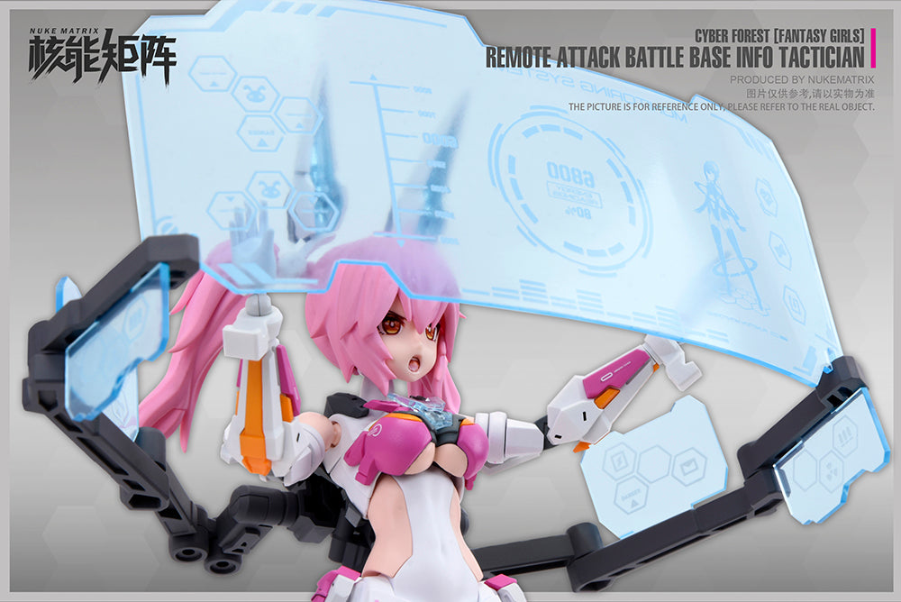 Cyber Forest Fantasy Girls Remote Attack Battle Base Info Tactician Model Kit